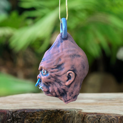Mommy Shrunkenhead Pendant – Earthy Voodoo Head #4